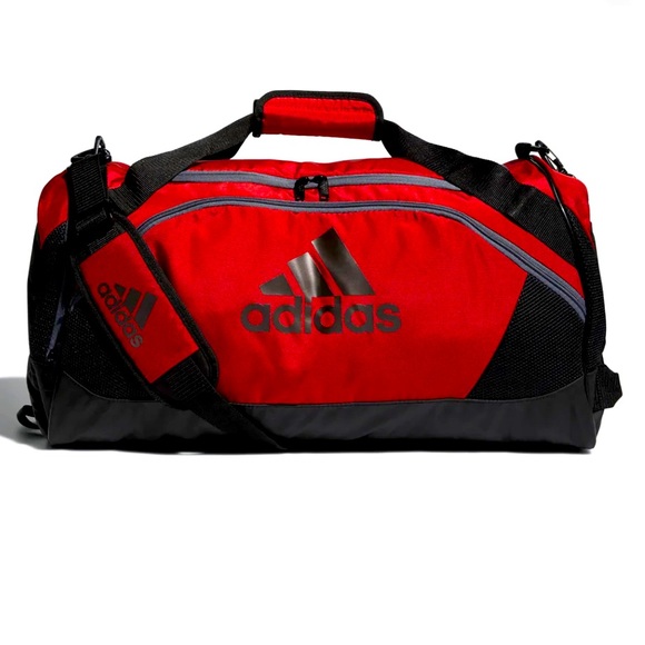 Adidas Team Issue ll Red & Black Medium Duffel Bag NWT - Picture 1 of 12